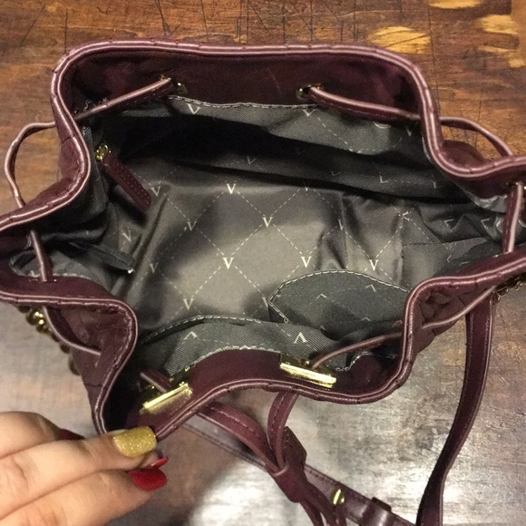 Vince Camuto Klem Drawstring in Plum - Picture 5 of 8